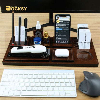Premium 6-Piece Utility Desk Organizer Dock Set