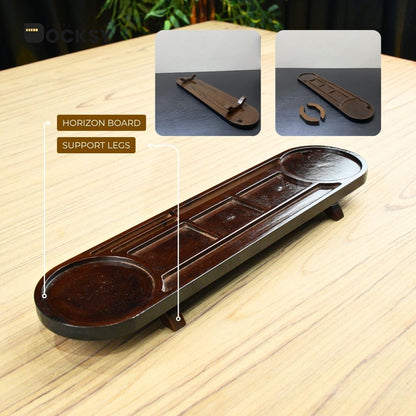 Docksy Under-Monitor Wooden Shelf Organizer
