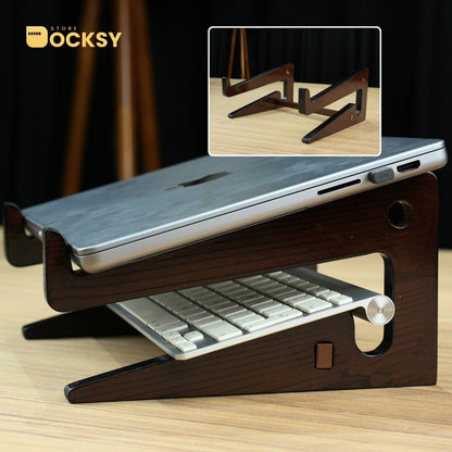 2-in-1 Multi-Functional Laptop Stand & Vertical Docking System